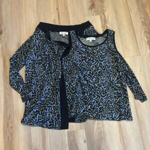 Evan-Picone Cardigan and Tank Top